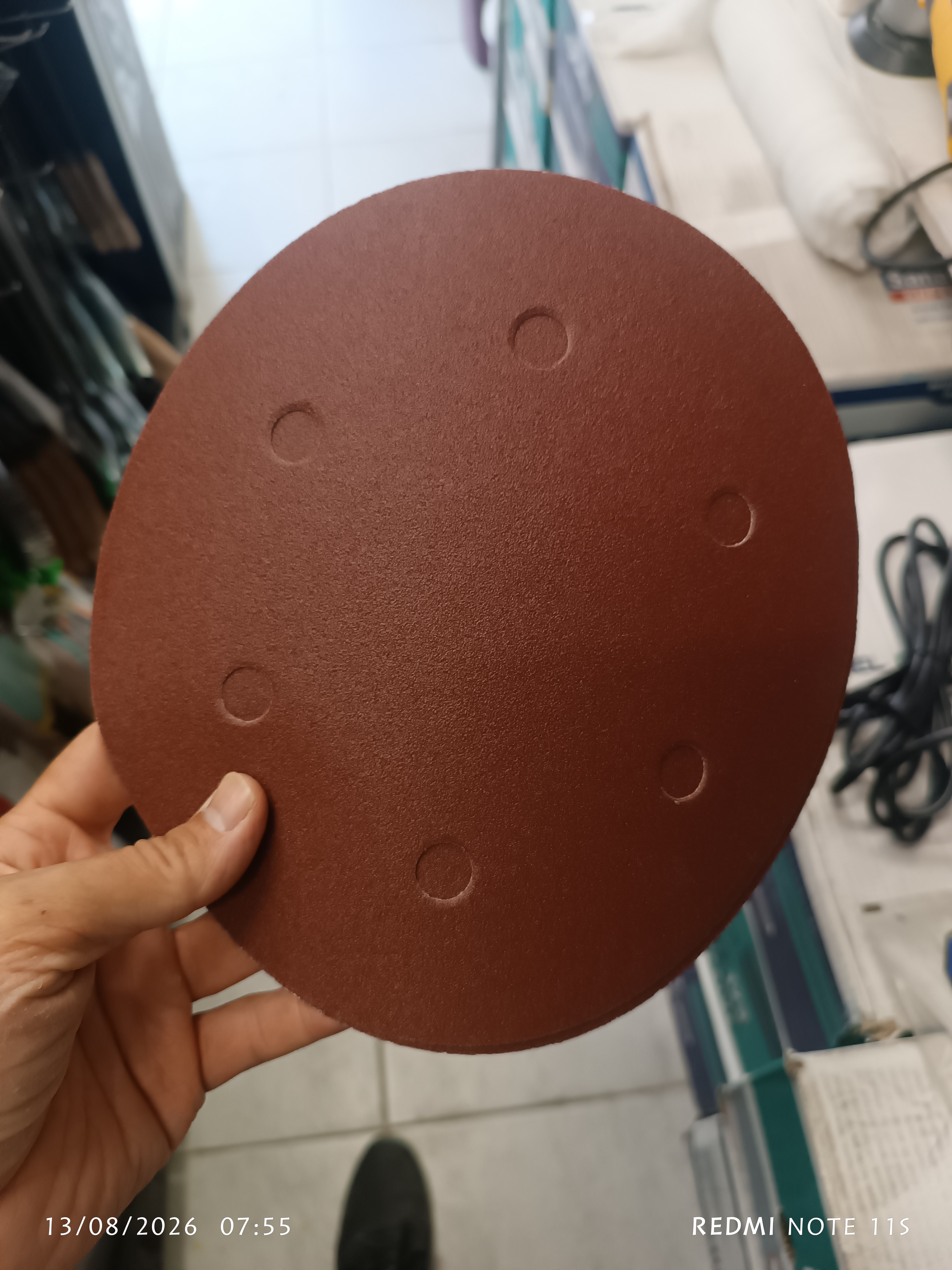 سمباده گرد 22سانتیمتری۶سوراخ گرید ۱۵۰