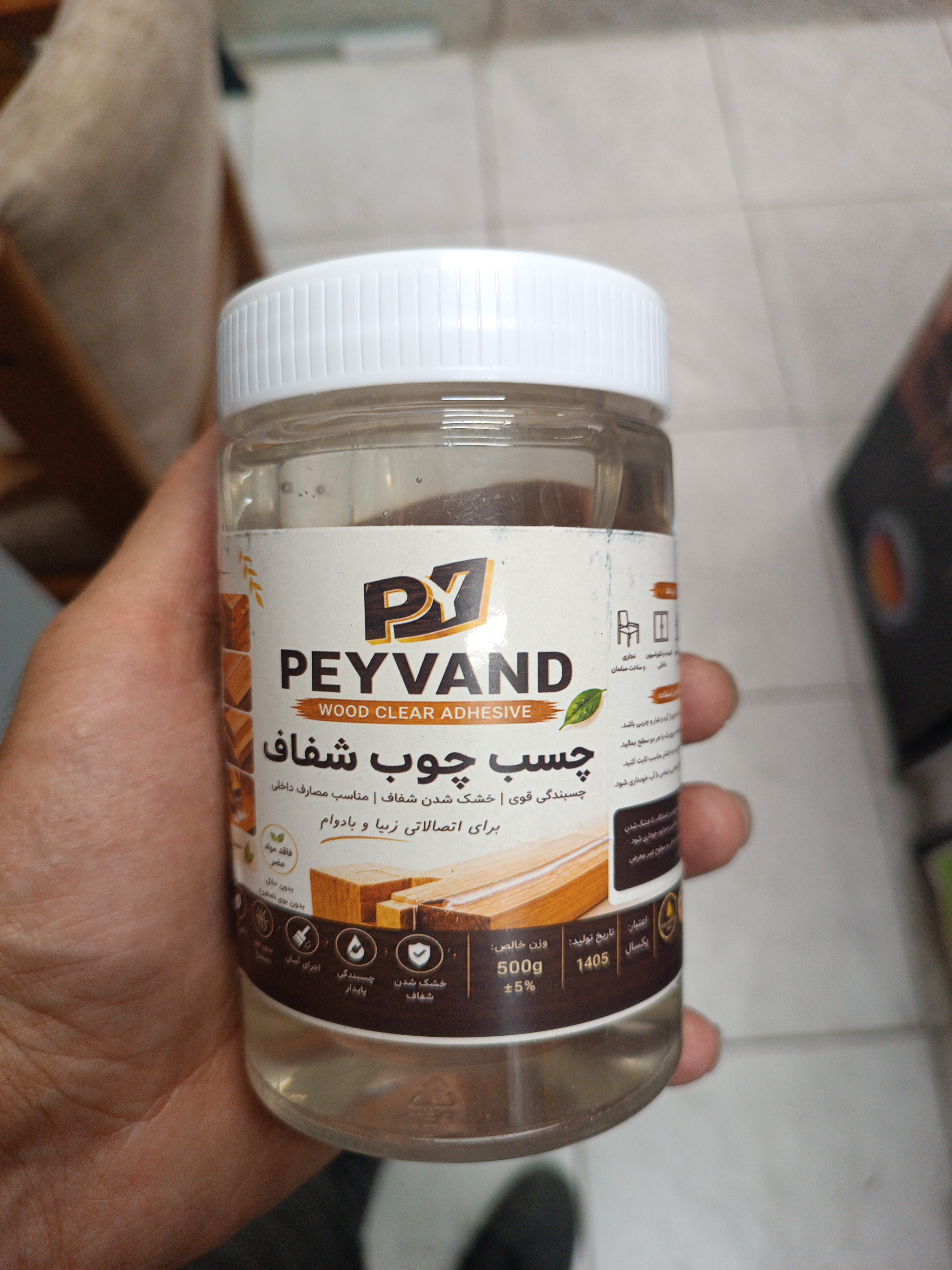 چسب چوب شفاف  پیوند
